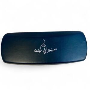 Baby Phat Hard Shell Eye Glass Case Hinged Black and Pink